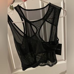 Solado Womens Small Mesh Crop Top